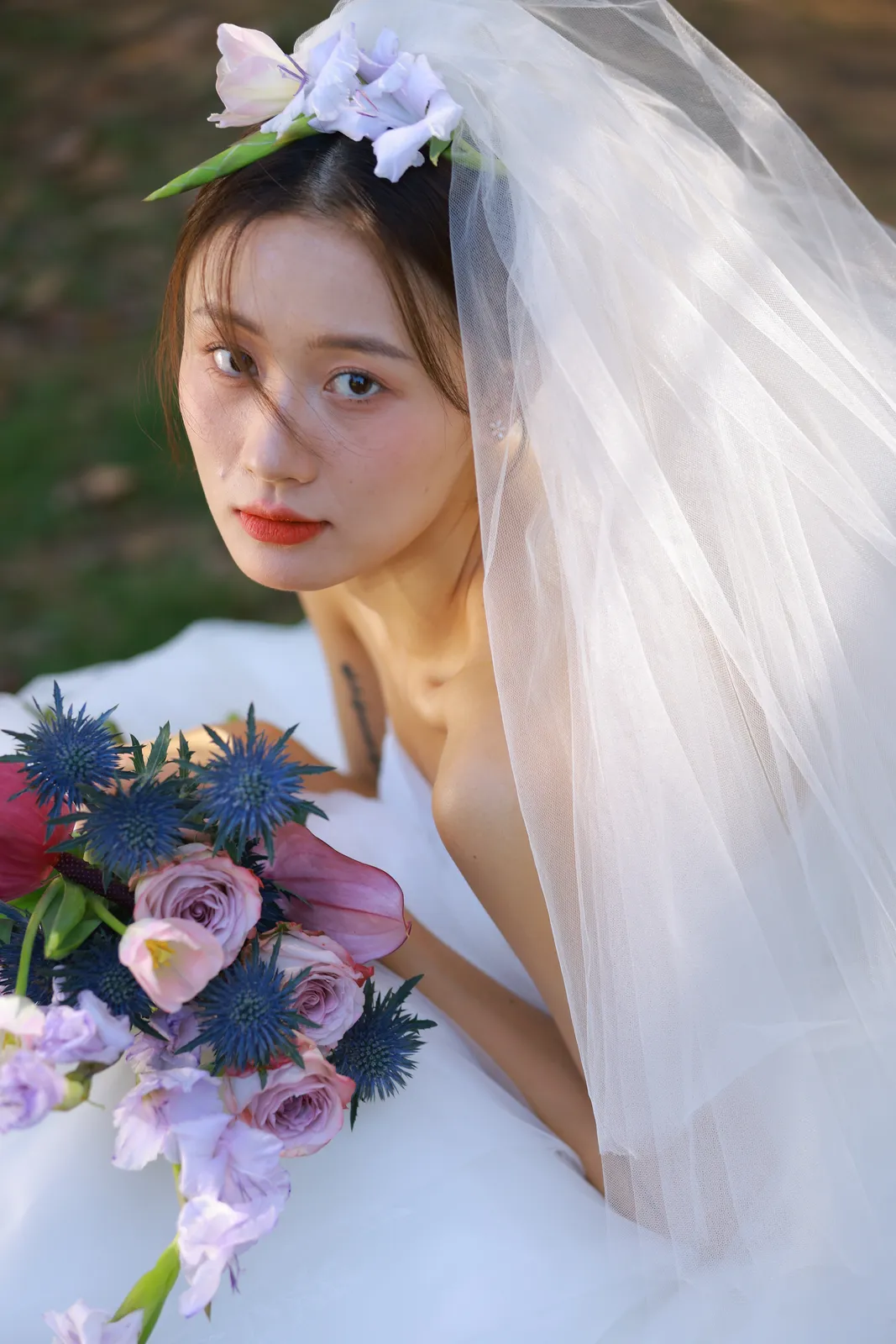 森系、主纱、双人互动｜2023年11月完整作品，森系、主纱，组图开场第1幅，进部摄影创作作品