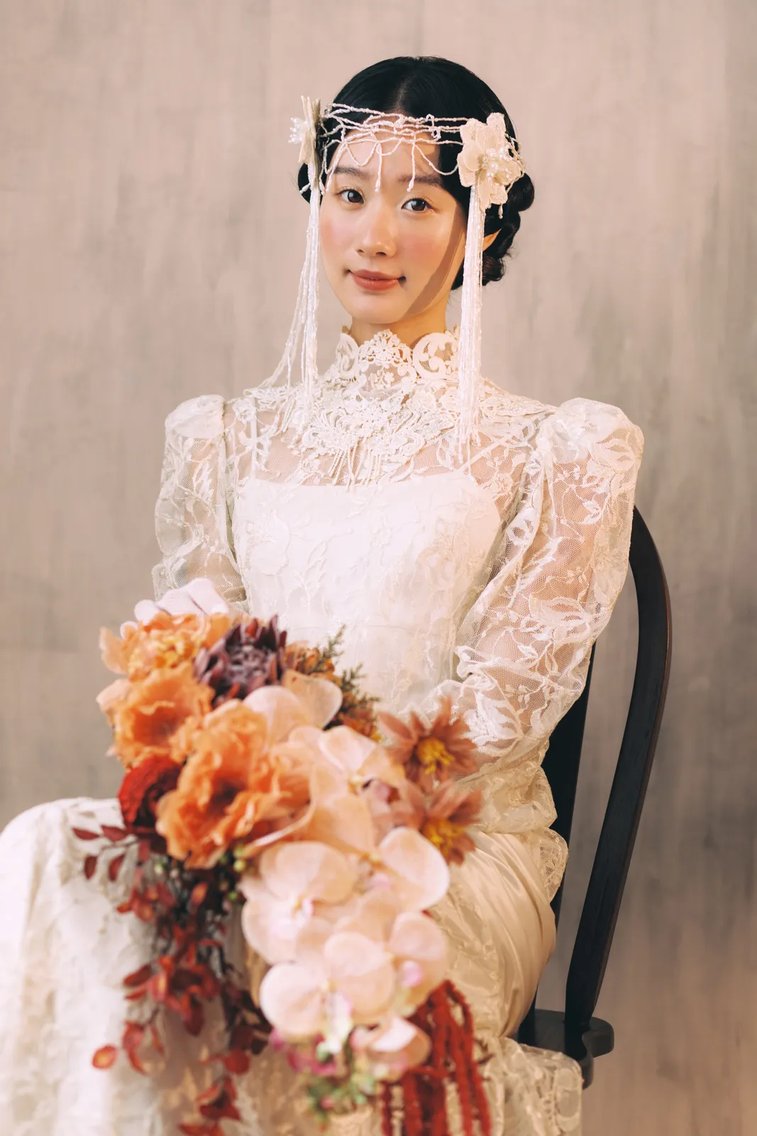 复古、棚拍、妆造突出｜2024年7月完整作品，复古、棚拍，前段第2幅，进部摄影创作作品