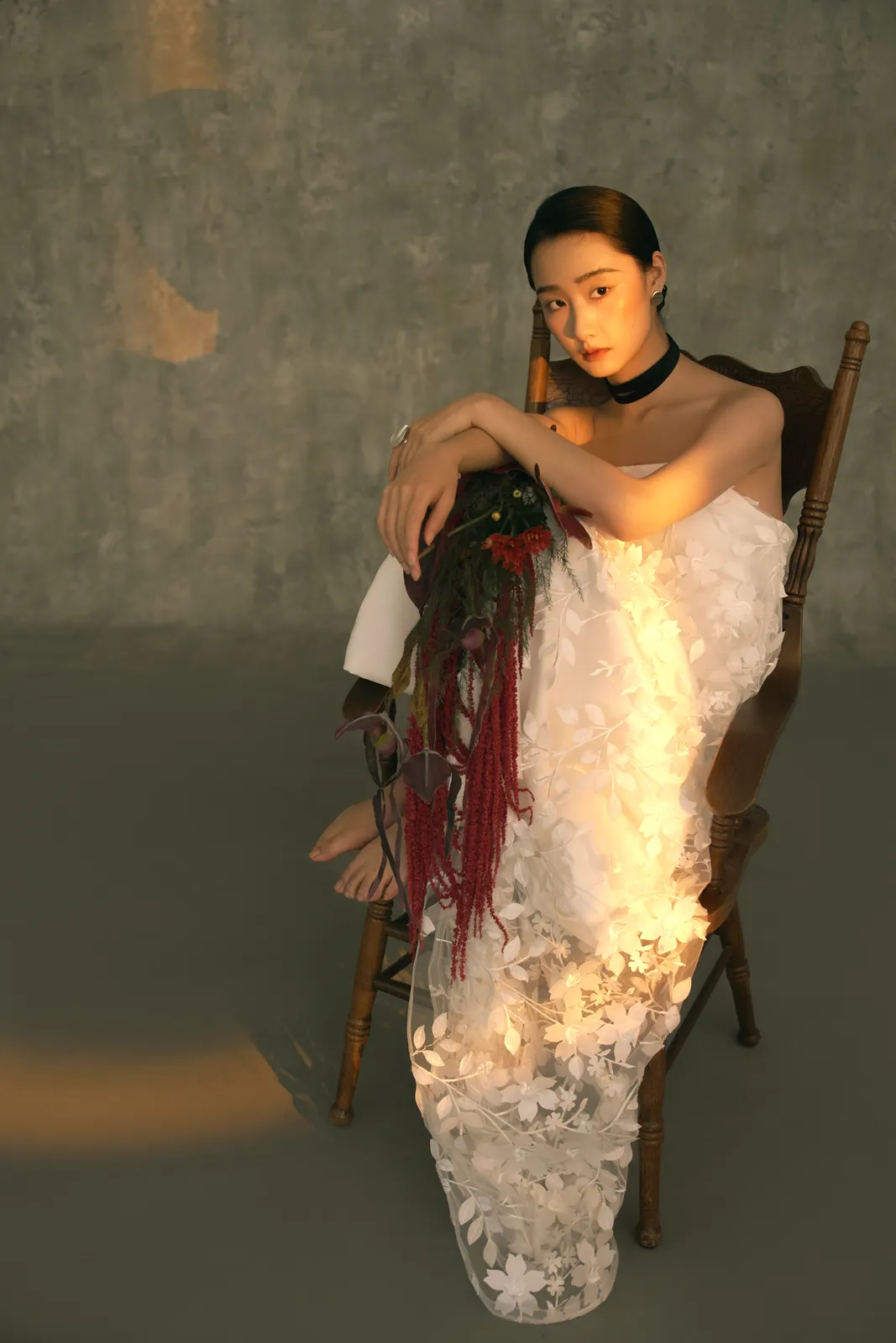 棚拍、光影、妆造突出｜2024年7月完整作品，棚拍、光影，转折第8幅，进部摄影创作作品