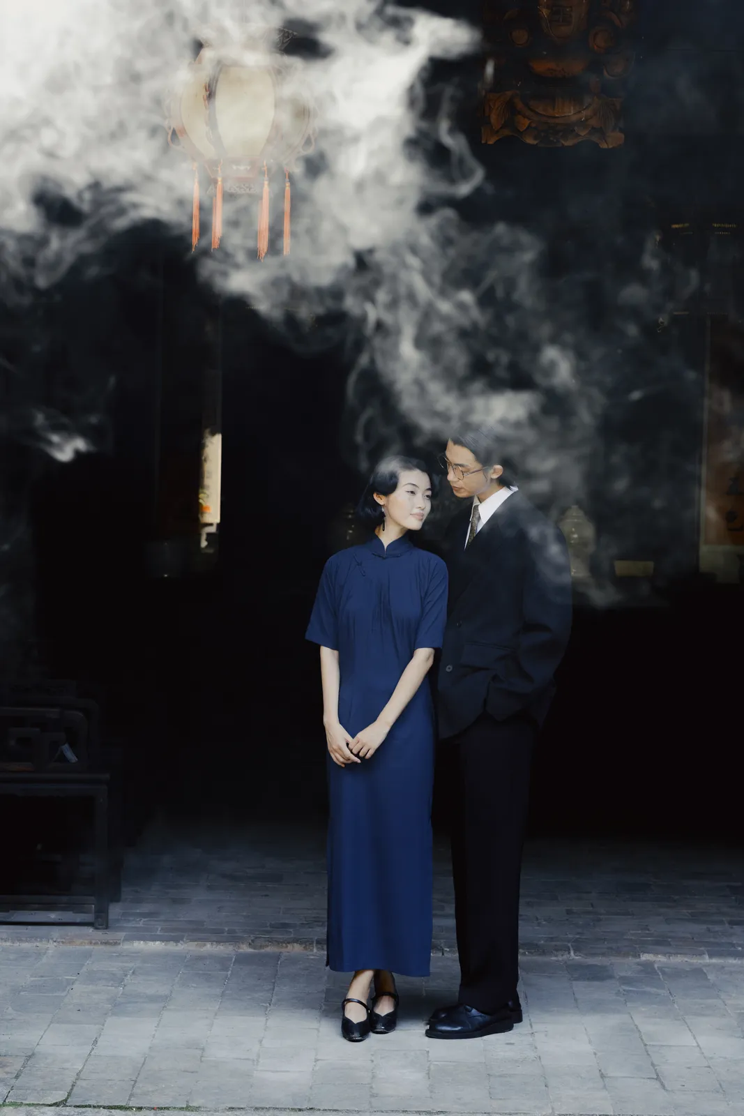 进部摄影创作样片，冷调园林里的电影一幕，第10张