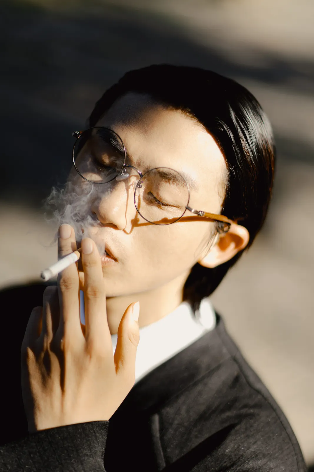 进部摄影创作样片，冷调园林里的电影一幕，第18张