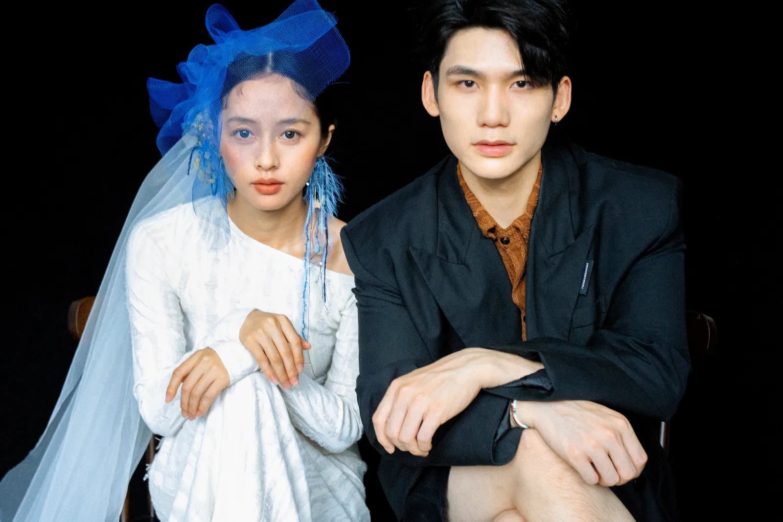 棚拍、妆造突出、情绪氛围｜2024年8月完整作品，棚拍、妆造突出，中段第7幅，进部摄影创作作品
