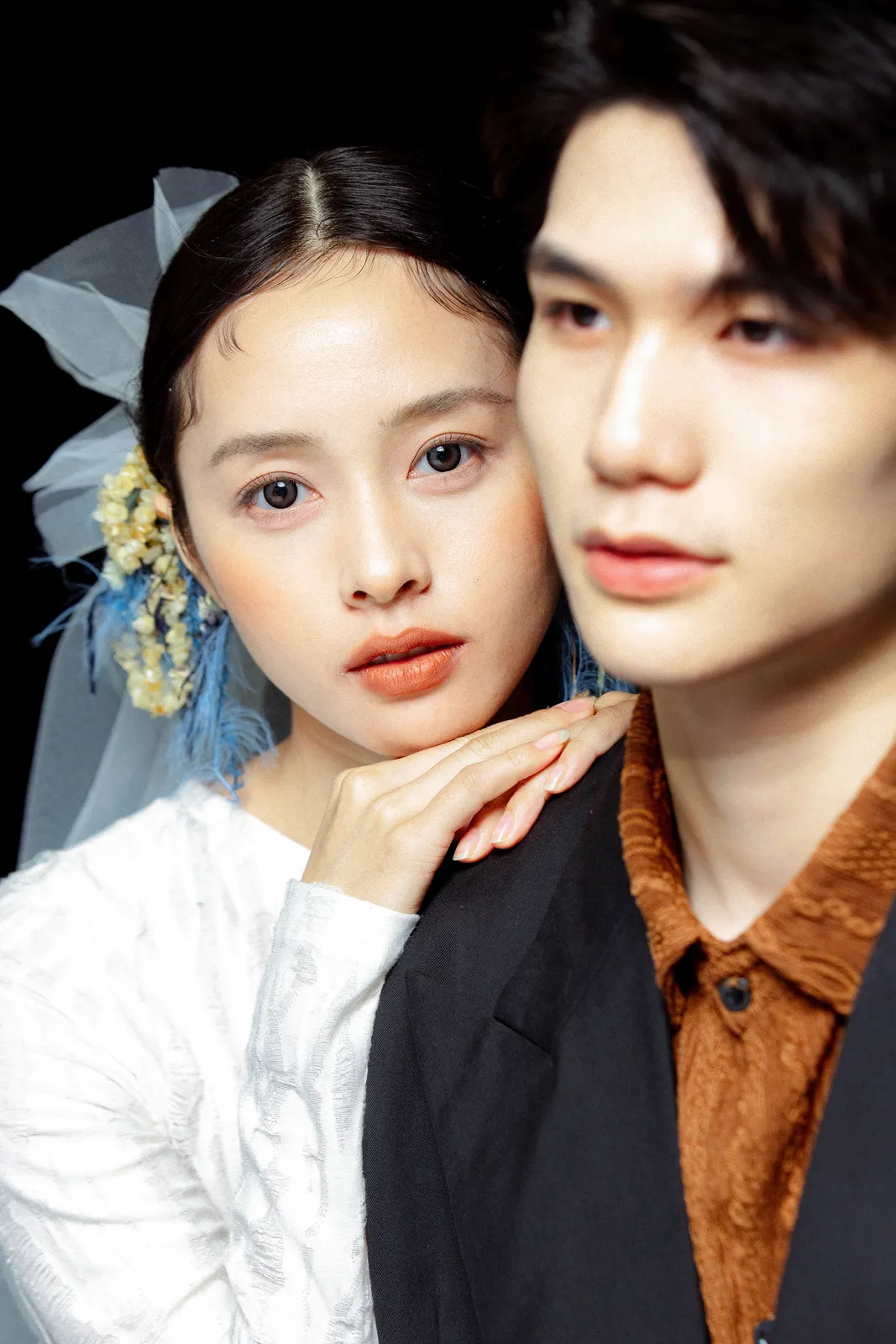 棚拍、妆造突出、情绪氛围｜2024年8月完整作品，棚拍、妆造突出，后段第10幅，进部摄影创作作品