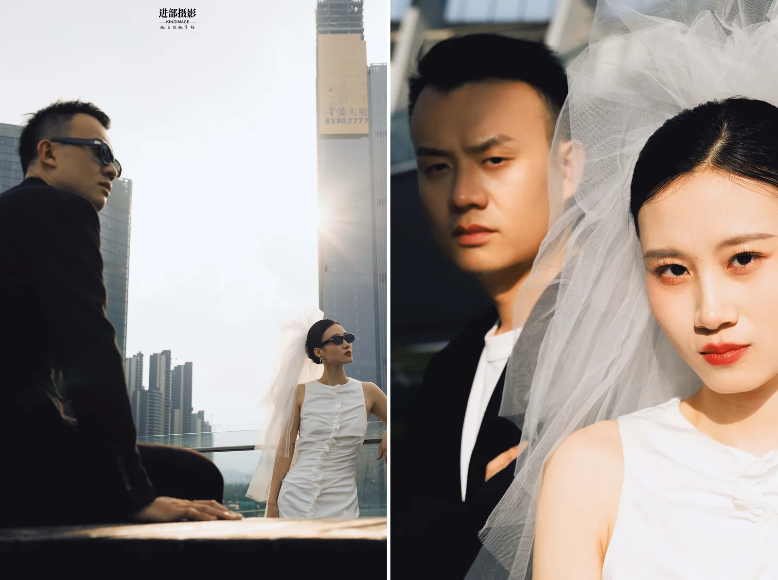 城市桥畔时尚墨镜、外景、婚纱摄影｜2024年作品完整作品封面