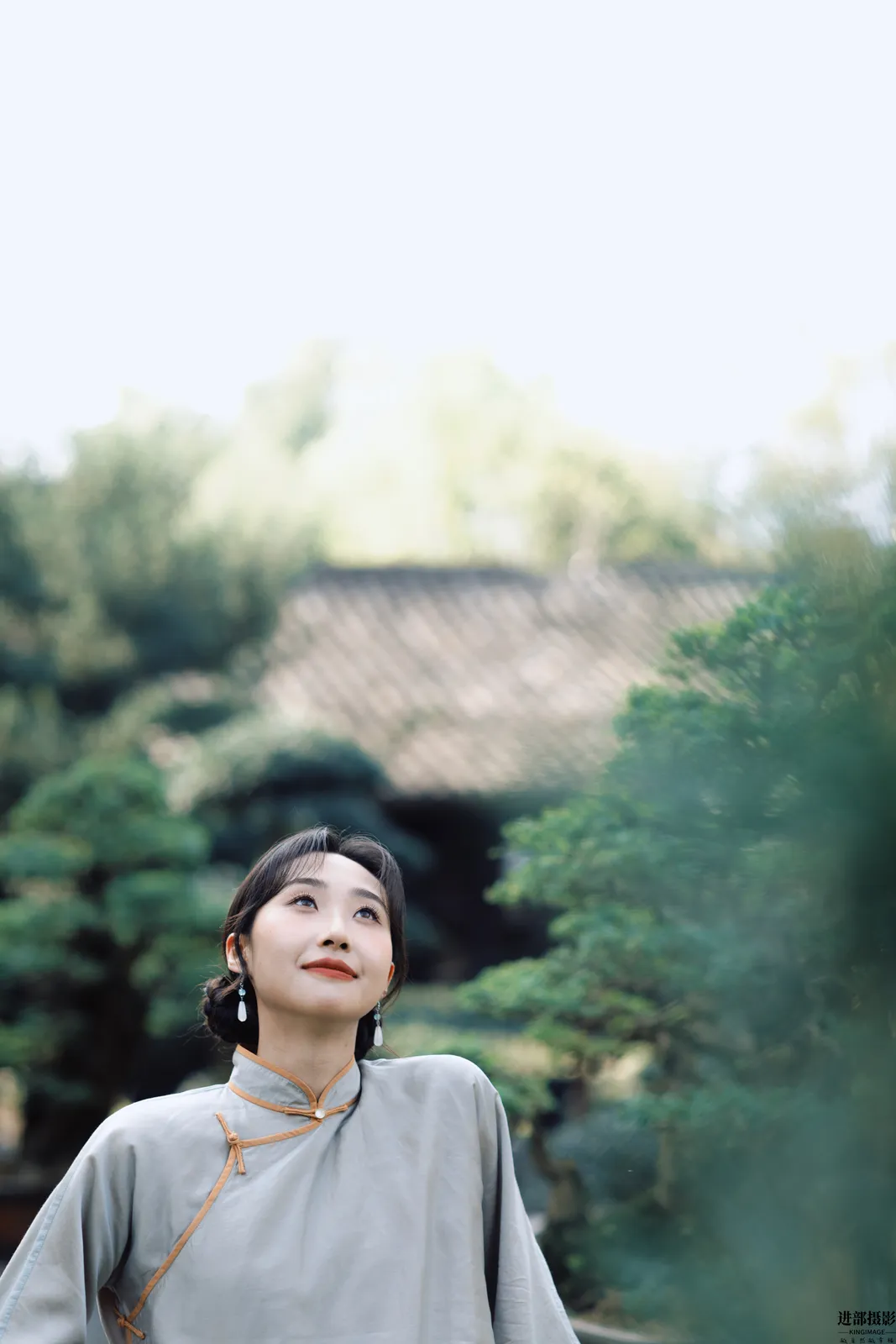 进部摄影精选客片，暖调园林与白色旗袍，第12张