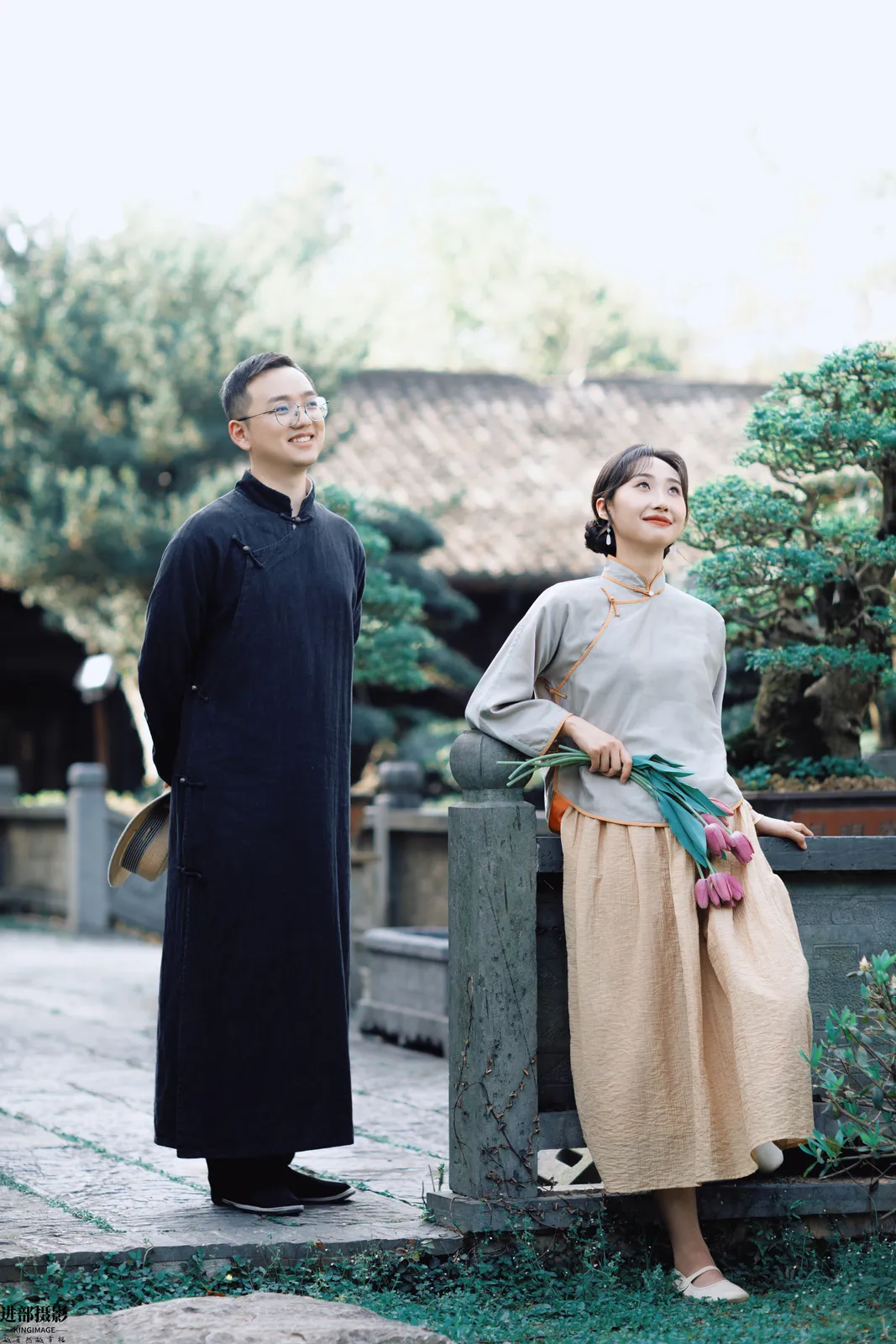 进部摄影精选客片，暖调园林与白色旗袍，第13张