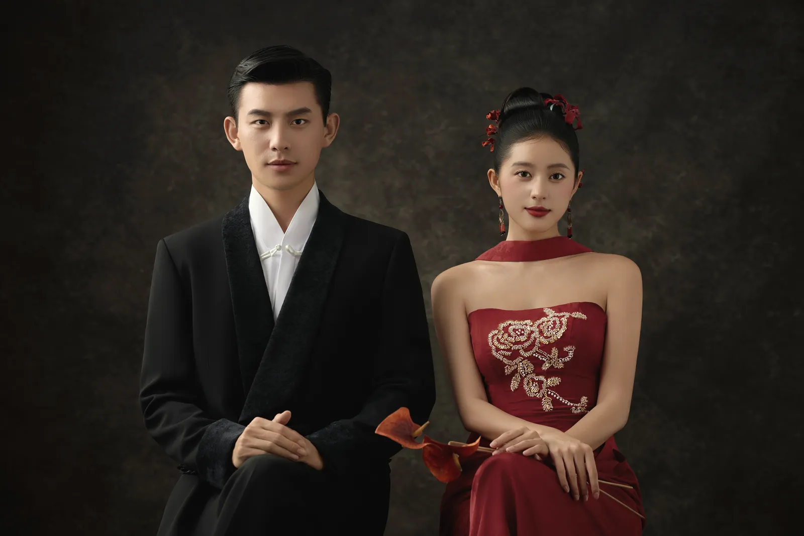 中式、礼服、情绪氛围｜2025年8月完整作品，中式、礼服，后段第9幅，进部摄影创作作品